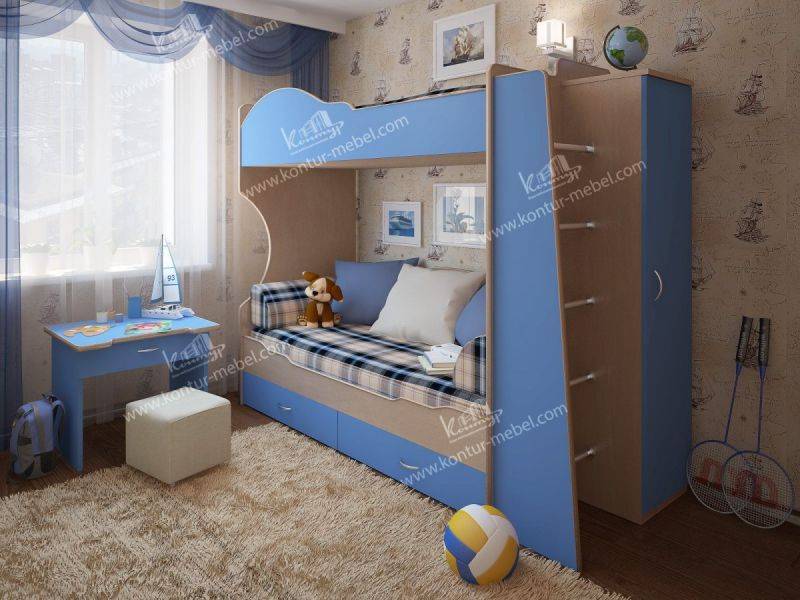 детская двухъярусная кровать в Нижнекамске