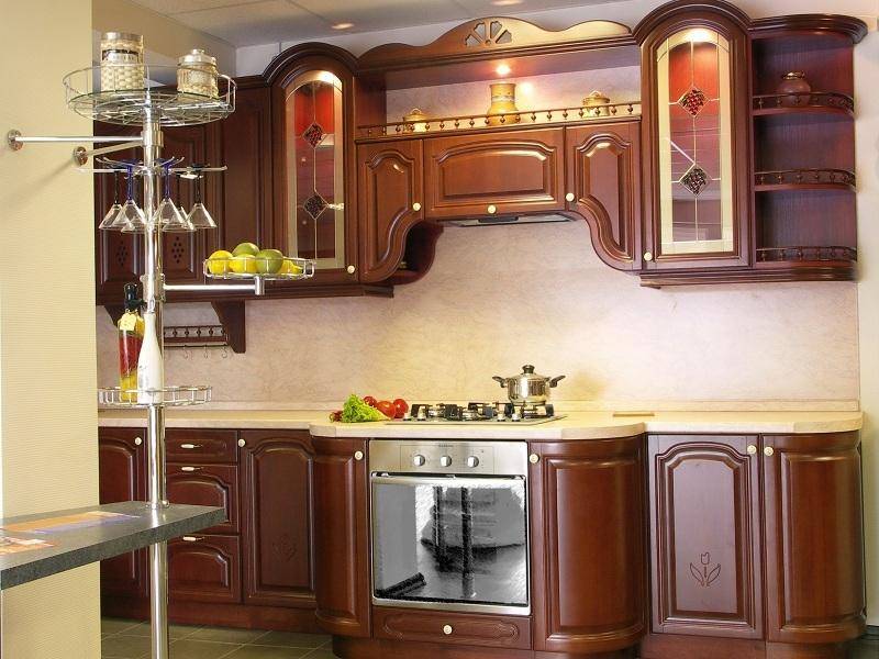 кухонный гарнитур бук цвет вишня в Нижнекамске
