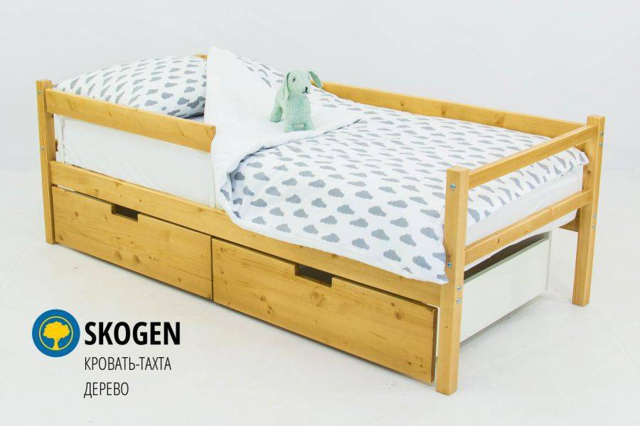детская деревянная кровать-тахта бельмарко skogen дерево в Нижнекамске