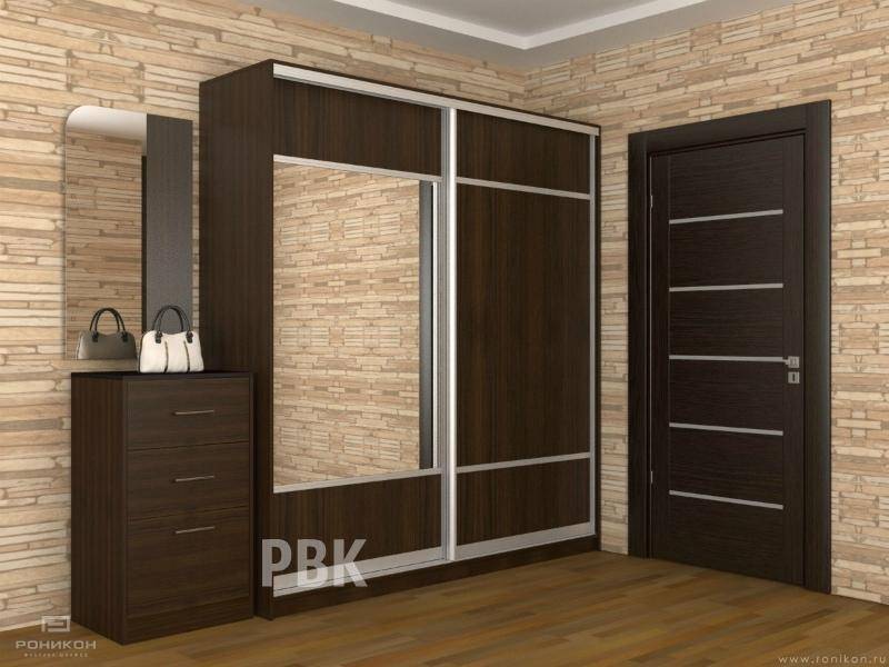 шкаф-купе со вставкой в Нижнекамске