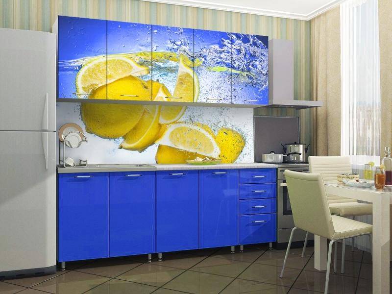яркая кухня лимон в Нижнекамске