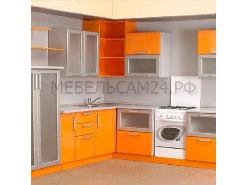 угловая кухня апельсин 2 в Нижнекамске