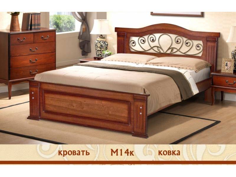 кровать м 14 с коваными элементами в Нижнекамске