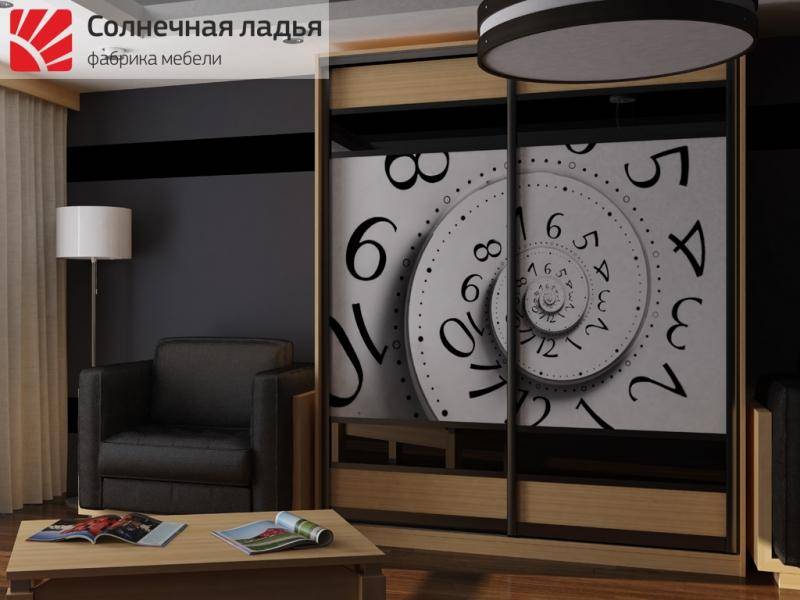 шкаф - купе для гостиной 1 в Нижнекамске