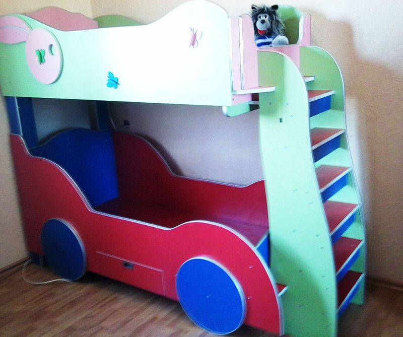 двухъярусная кровать для мальчика и девочки в Нижнекамске