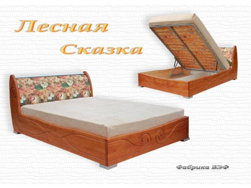 кровать с подъемным механизмом лесная сказка в Нижнекамске