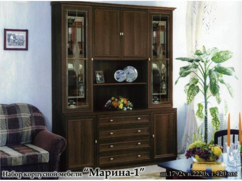 гостиная стенка марина 1 в Нижнекамске