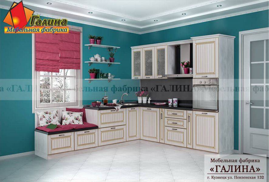кухонный гарнитур патина 005 в Нижнекамске