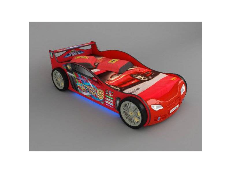кровать машина rх800 night light red (190*90) в Нижнекамске