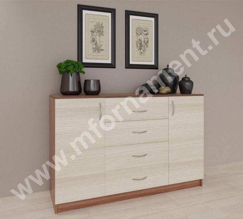 комод (4 ящика 2 двери) в Нижнекамске