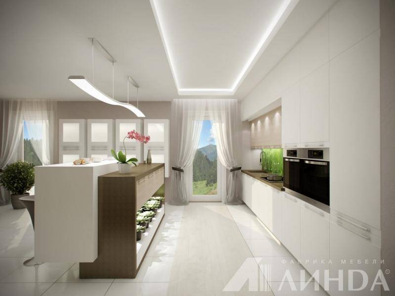 кухня лината мдф в Нижнекамске