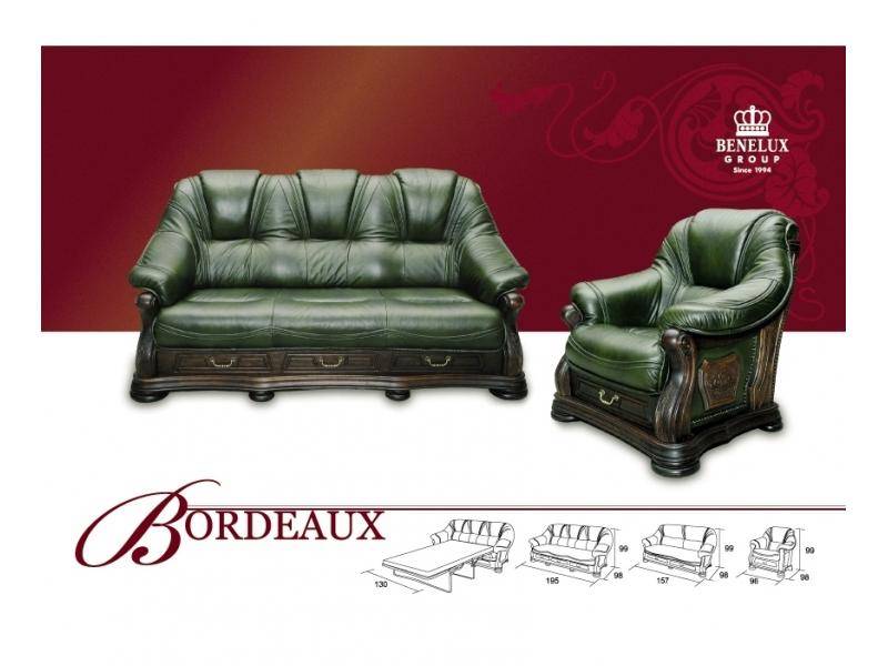 диван из кожи bordeaux в Нижнекамске