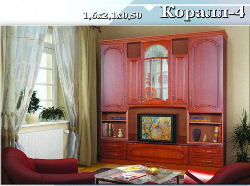 гостиная «коралл - 4» в Нижнекамске