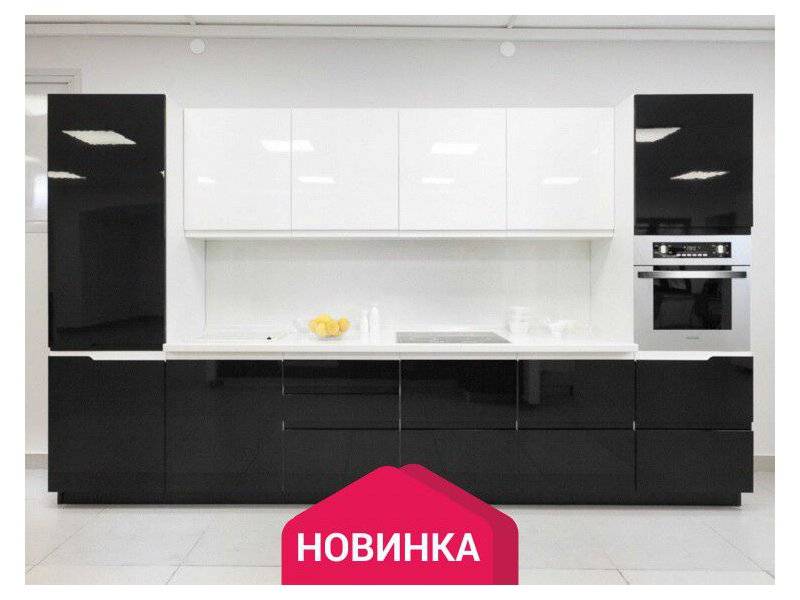 ультрамодная крашеная кухня акцент в Нижнекамске