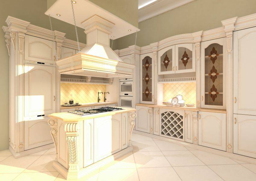 угловая кухня из дерева в Нижнекамске
