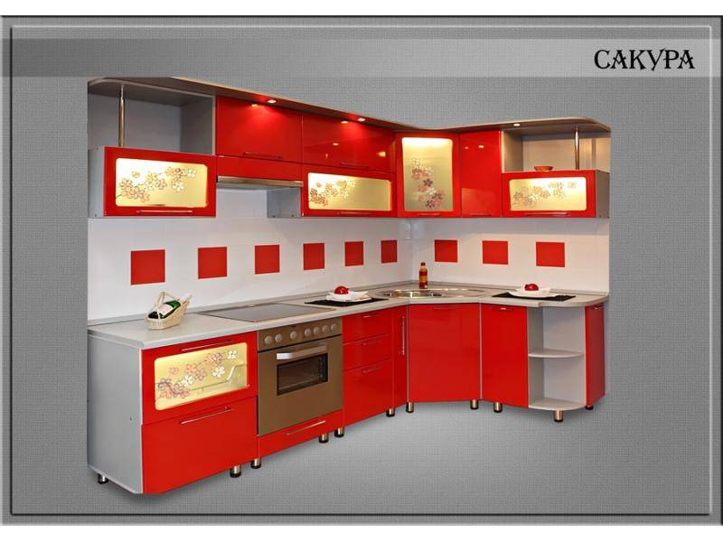 кухня угловая сакура в Нижнекамске