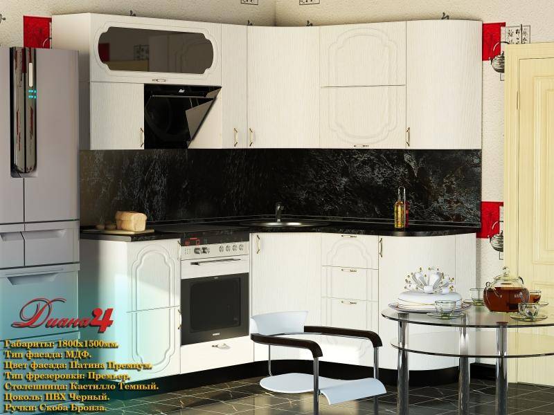 угловая кухня диана 4 в Нижнекамске