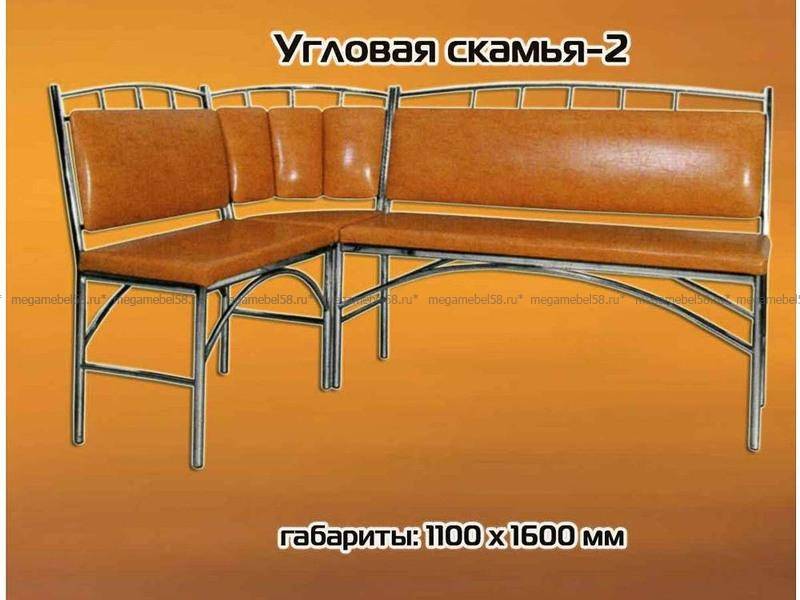 уголок кухонный на хромированном основании №2 в Нижнекамске