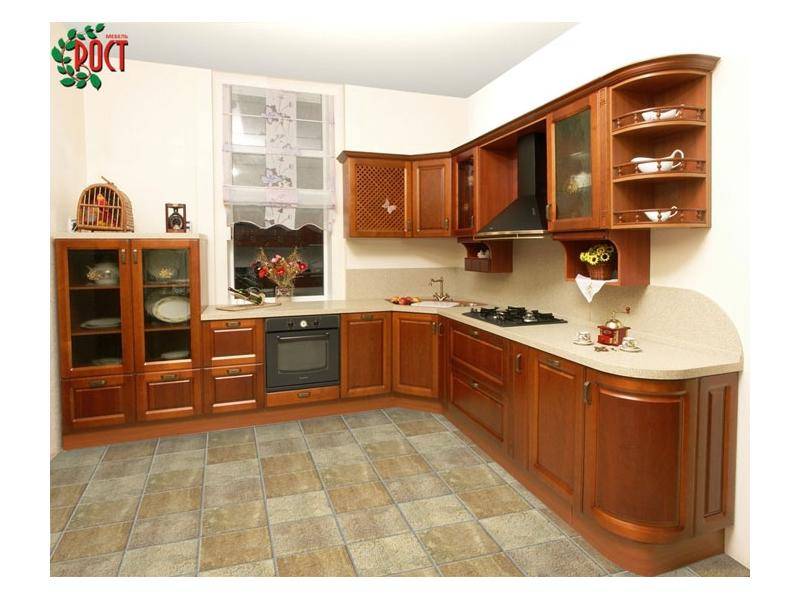 угловая кухня классика в Нижнекамске