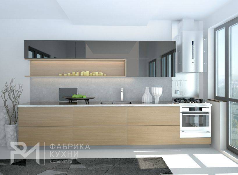 акриловая кухня графит в Нижнекамске