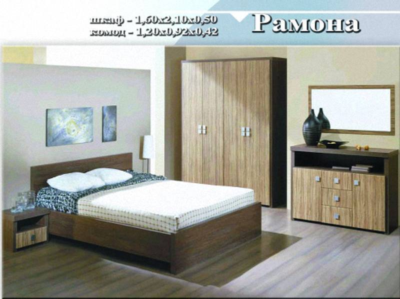 спальный гарнитур «рамона» в Нижнекамске