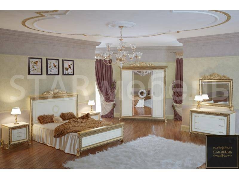 спальня luxe слоновая кость 22 в Нижнекамске