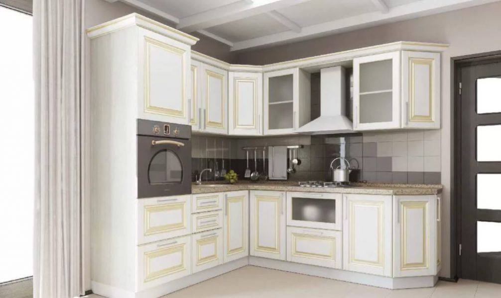 угловая кухня классика из мдф в Нижнекамске