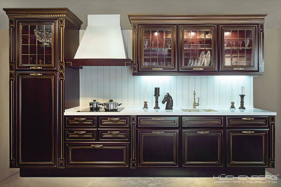 классическая прямая кухня venecia lux в Нижнекамске