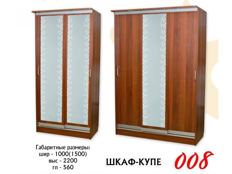шкаф-купе прямой 008 в Нижнекамске