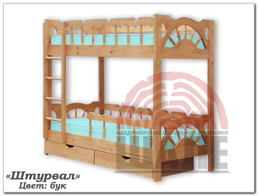 2х-ярусная детская кровать штурвал в Нижнекамске