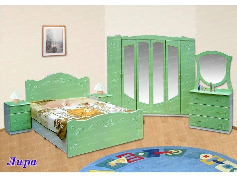 спальный гарнитур лира 3 в Нижнекамске