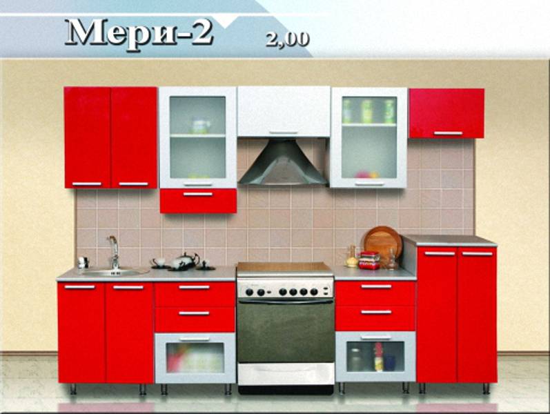 кухня прямая «мери - 2» в Нижнекамске