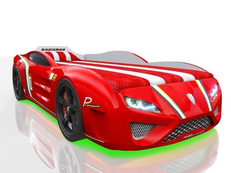 кровать-машина sportline красная в Нижнекамске