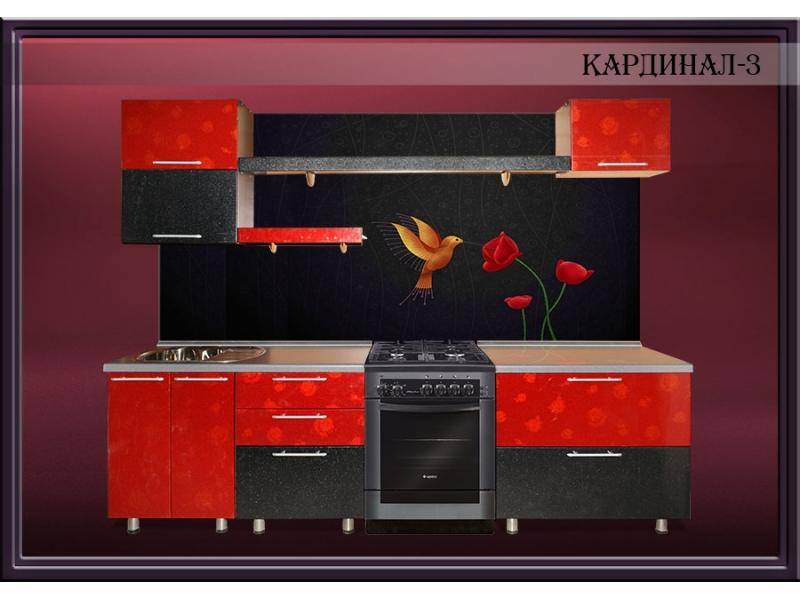 кухонный гарнитур кардинал 3 в Нижнекамске