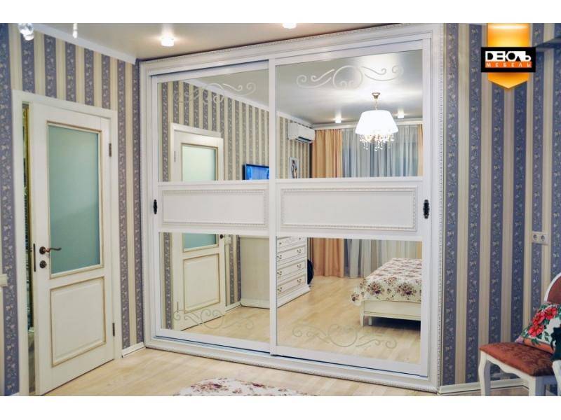 белый шкаф-купе в Нижнекамске