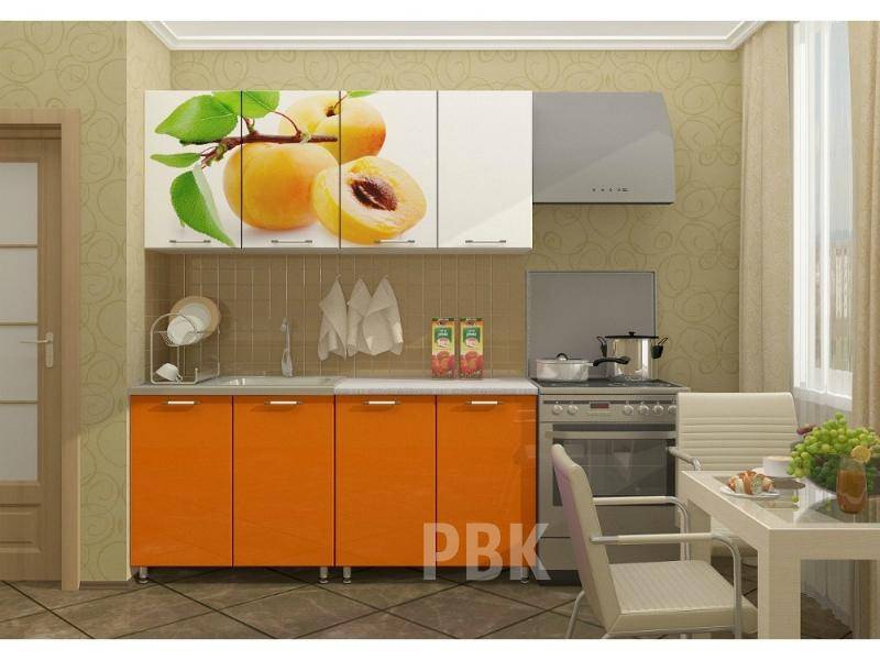 оранжевая кухня персик в Нижнекамске