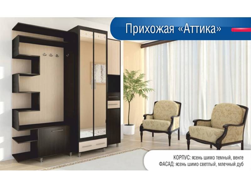 прихожая аттика в Нижнекамске