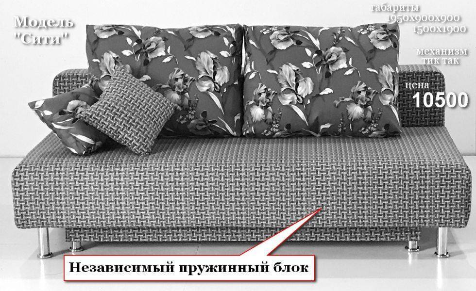диван мягкий сити нпб 2 в Нижнекамске
