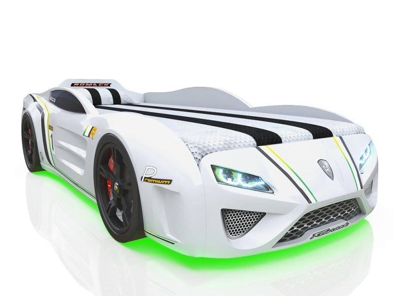 кровать-машина sportline белая в Нижнекамске