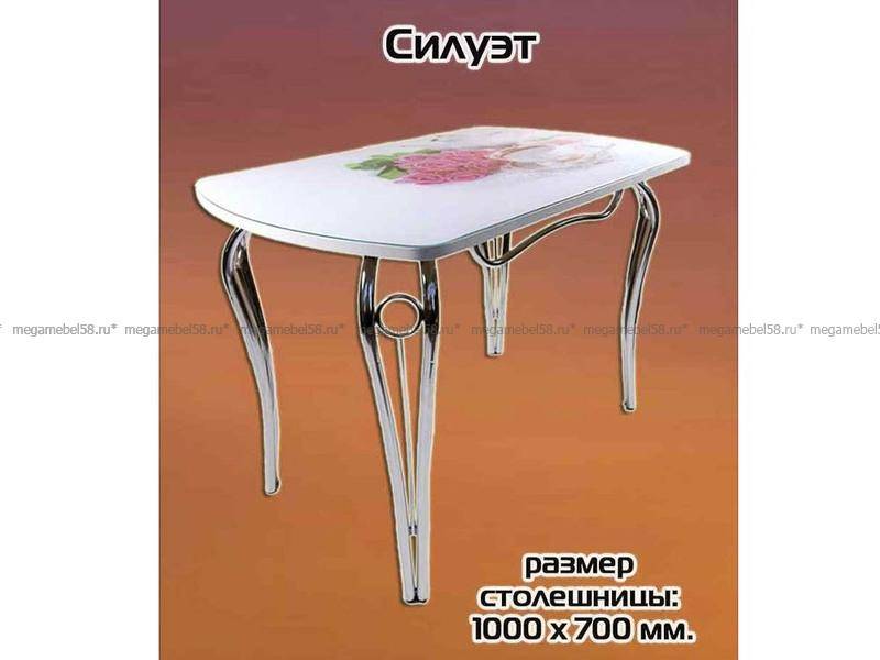 обеденный стол с фотопечатью силуэт в Нижнекамске