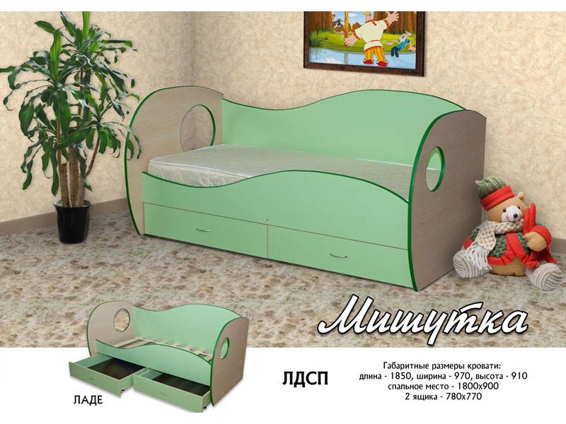 кровать детская мишутка в Нижнекамске