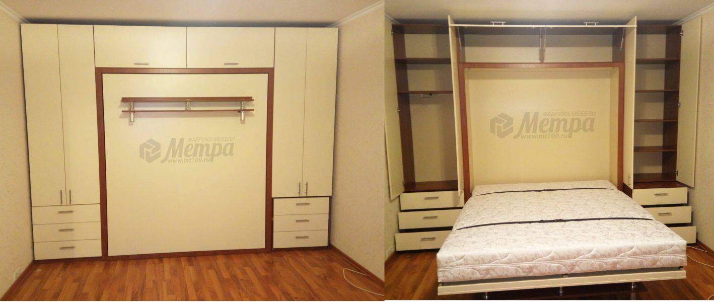 мебельная стенка с подъемной кроватью в Нижнекамске