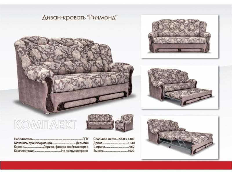 выкатной диван ричмонд в Нижнекамске