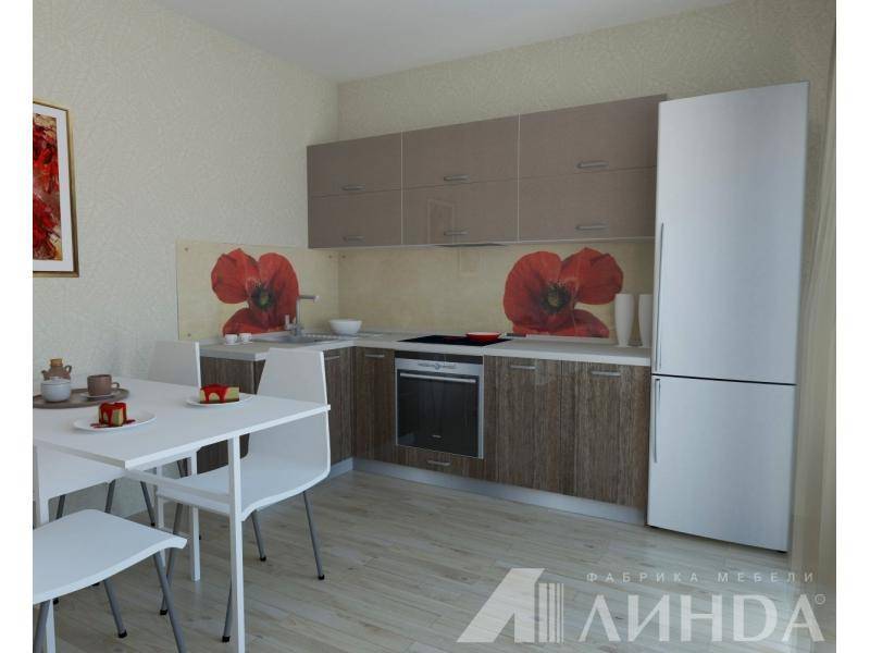 кухня джаз высокоглянцевое покрытие в Нижнекамске