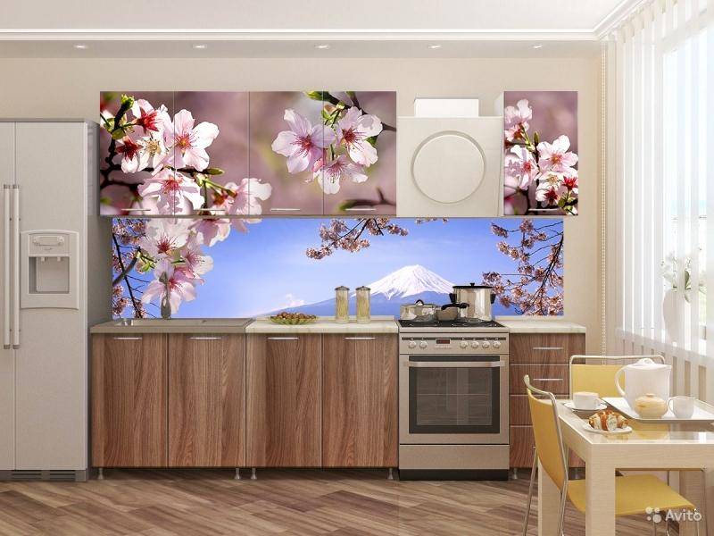 классическая кухня сакура фотопечать в Нижнекамске
