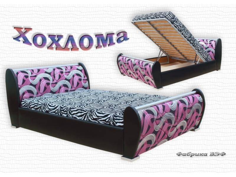 кровать с подъемным механизмом хохлома в Нижнекамске