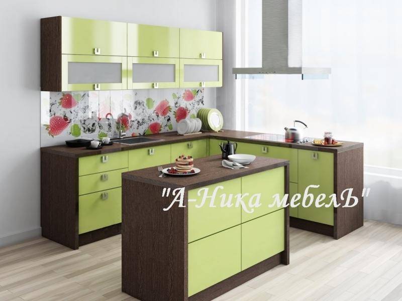 современная кухня из пластика оливия в Нижнекамске