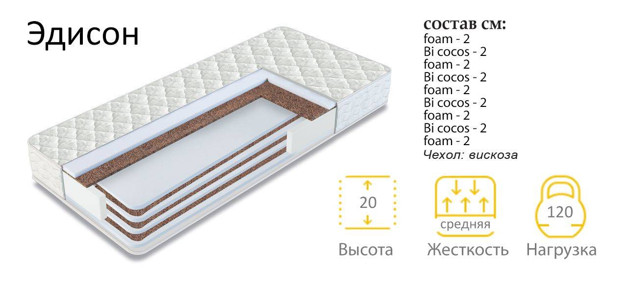 матрас эдисон в Нижнекамске