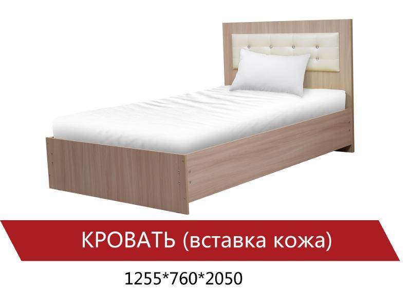 кровать со вставкой из кожи в Нижнекамске