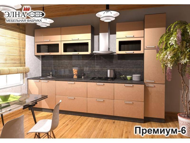 кухня прямая премиум 6 в Нижнекамске